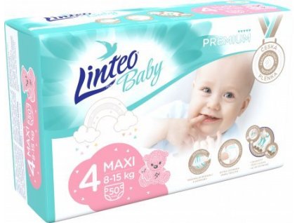 Linteo Baby Premium 4 Maxi, 8-15 kg, 50db