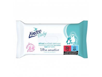 Linteo Baba nedves törlőkendő Ultra Sensitive 64 db