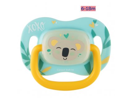 Canpol babák Szilikon cumizó szimmetrikus EXOTIC ANIMALS 6 18m Koala