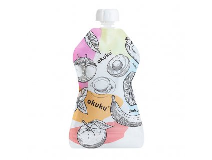 Akuku Többször használható élelmiszer-tároló zacskók 150ml (5db) (1)