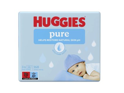 Huggies Pure hármas nedvszekendő 3x56db 2