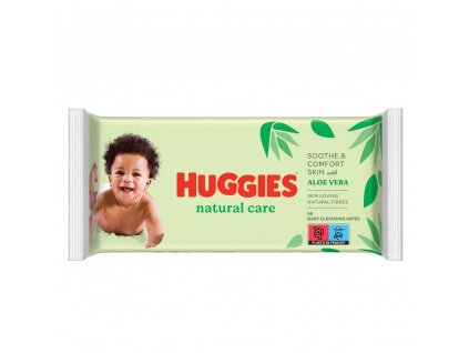 Huggies Natural Care nedves törlőkendők 56 db