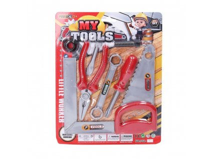 Gyermek szerszámkészlet piros