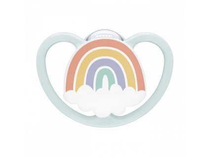NUK cumizó Space szilikon, 0 6 hónap Rainbow