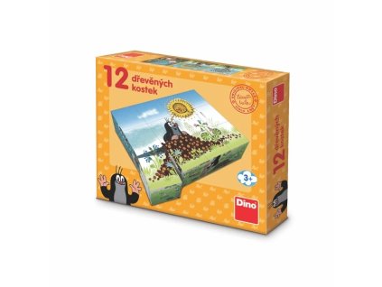 Fa kockák Vakond éve - 12 kocka