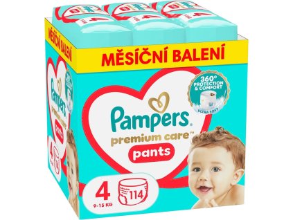 Pampers Premium care 4 Pants, 114db, 9-15kg (havi csomag) 3