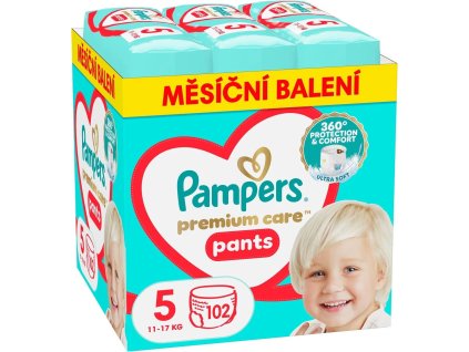Pampers Premium care 5 Pants, 102db, 11 17kg (havi csomag) 2