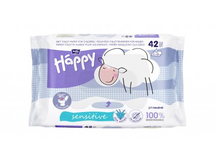 Bella Happy érzékeny toalettpapír 42 db