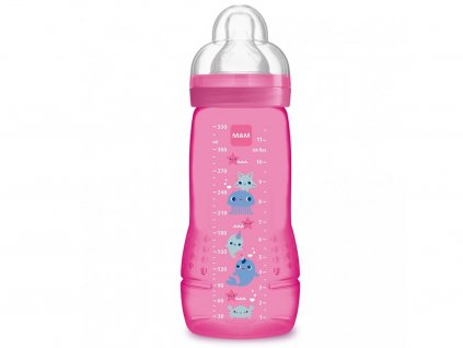 MAM LAHEV BABY BOTTYA 330ml rózsaszín