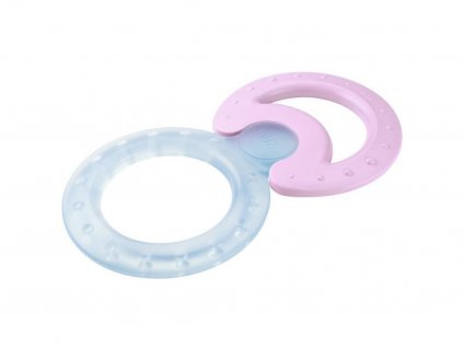 NUK Cooling Teether + Classic Teether rózsaszínű