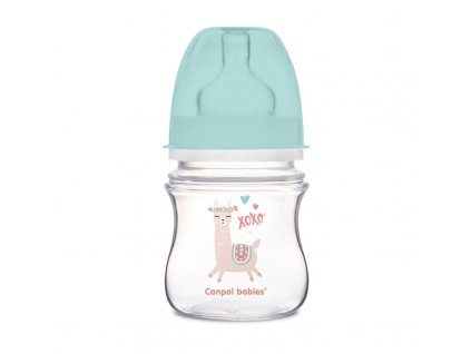 Canpol babák széles szájú palack EXOTIC ANIMALS 120 ml zöld