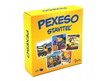 Pexeso Builder egy dobozban