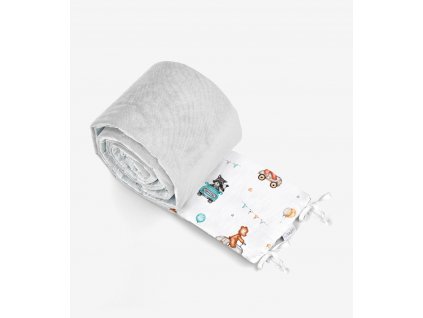 ALBERO MIO Mantinel kiságyhoz Autók