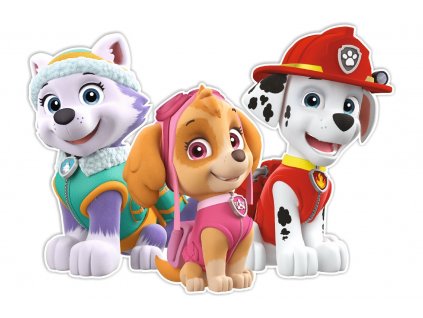 Fali dekoráció Paw Patrol