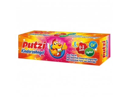 Putzi fluormentes gyermek fogászati gél (0 3) 50ml 1