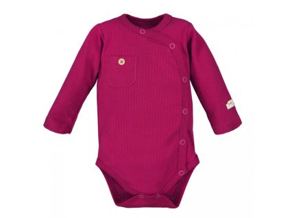 Zsebes bodysuit SIMPLY COMFY bordó bordó