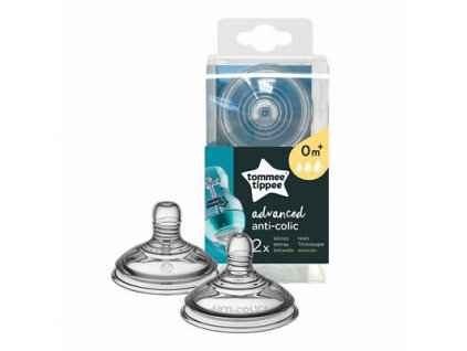 Tommee Tippee ANTI COLIC Advanced, lassú áramlás, 0m+ (2db)