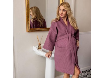 EEVI Női bordó fürdőköpeny