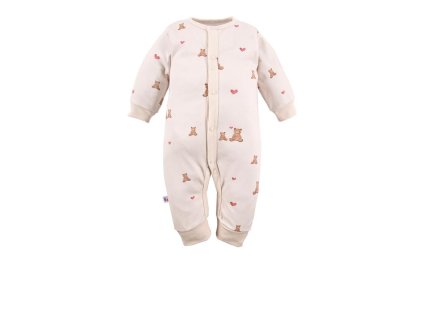 Jumpsuit lábak nélkül Hearts&Bears ekrü színben