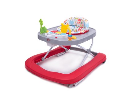 4 BABY Walker WALK'N PUSH piros