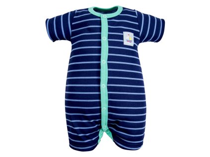 STATKI nyári overall kék csíkos