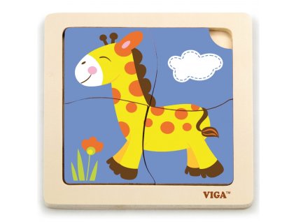 Viga fa puzzle 4 darab fűrész