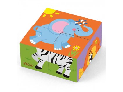 Viga Fa blokkok 4db ZOO