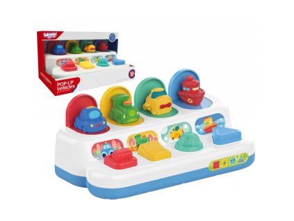 WOOPIE oktatási játék Pop Up járművek