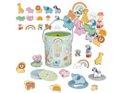 WOOPIE GREEN Faállatok vödörben