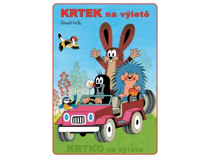 Vakond egy kirándulás színező oldalon