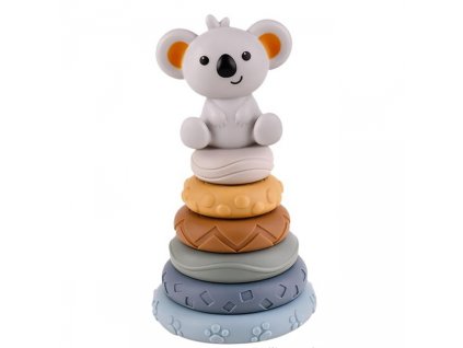 WOOPIE Koala szenzoros összecsukható piramis és fogas 1