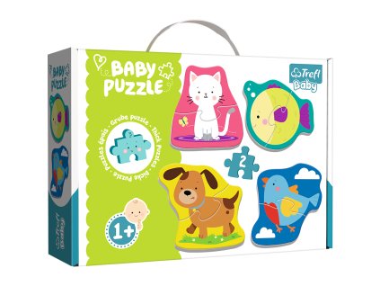 TREFL BABY Puzzle Animals 4 az 1-ben