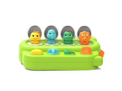 WOOPIE Oktatójáték Pop Up dinoszauruszok