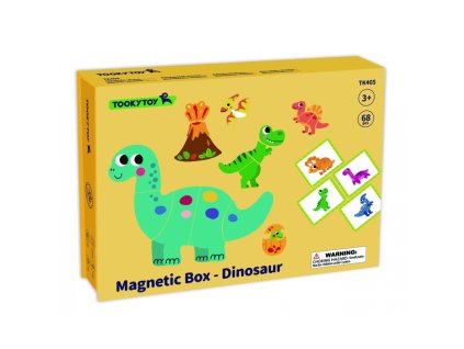 TOOKY TOY mágneses puzzle dinoszauruszok 1