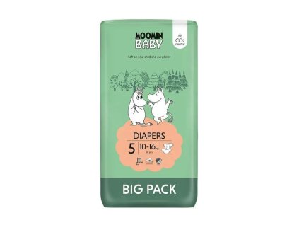 Moomin Baby 5 Maxi 10 16 kg (60 db), öko pelenka