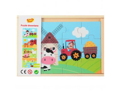 SMILY PLAY Fa puzzle 4 kép 2