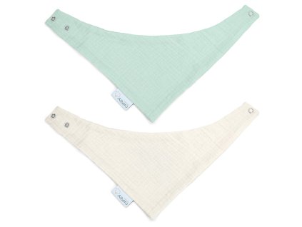 Albero Mio Muszlin előke (2db) menta