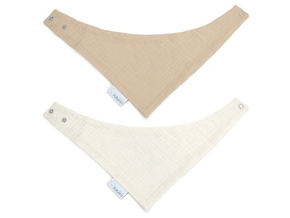 Albero Mio Muszlin előke (2db) bézs