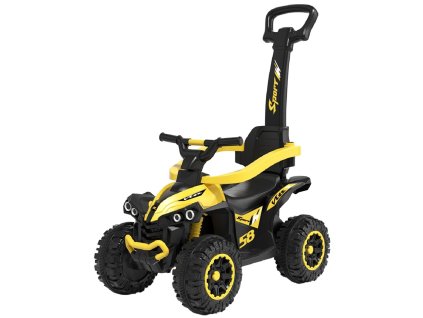 Baby Mix Mega gyerek egyensúlykerékpár sárga vezetőrúddal