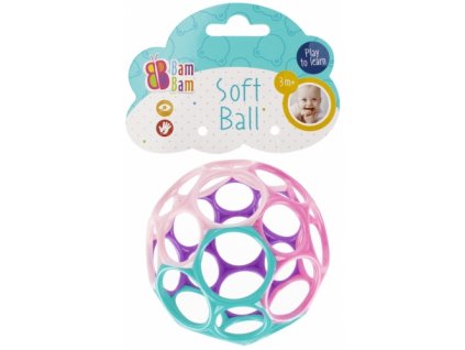 BAM BAM Pasztell gumilabda