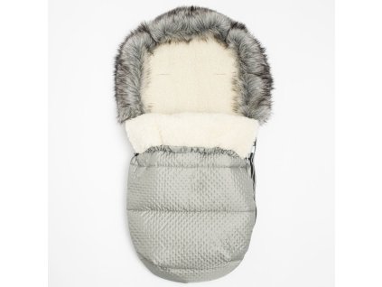 New Baby Téli bundazsák Lux Wool szürke