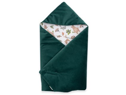 New Baby Bélelt babakocsi takaró Erdei állatok 1