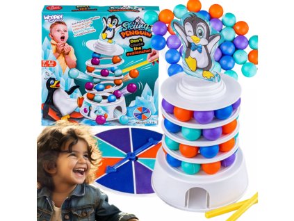 WOOPIE Gyermekjáték Pingvin a toronyban