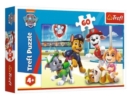 TREFL Puzzle Paw patrol A kutyik világában 60 darabos