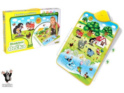 Krtek zenélő takaró 42x60 cm