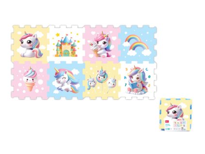 Puha kockák Unikornis 8 db