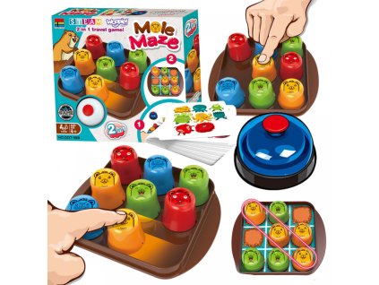 WOOPIE Logikai játék 2 az 1-ben Térbeli X és O