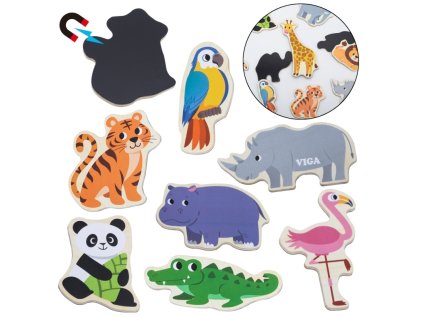 Viga Fa mágnesek Vadon élő állatok