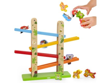 Viga Fa csúszda állatoknak Dzsungel