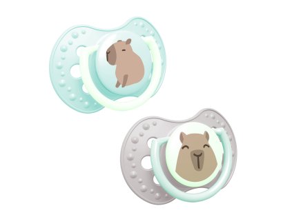 LOVI Cumisüveg világító szilikon dinamikus CAPICHILL 18m+ (2db) fiú